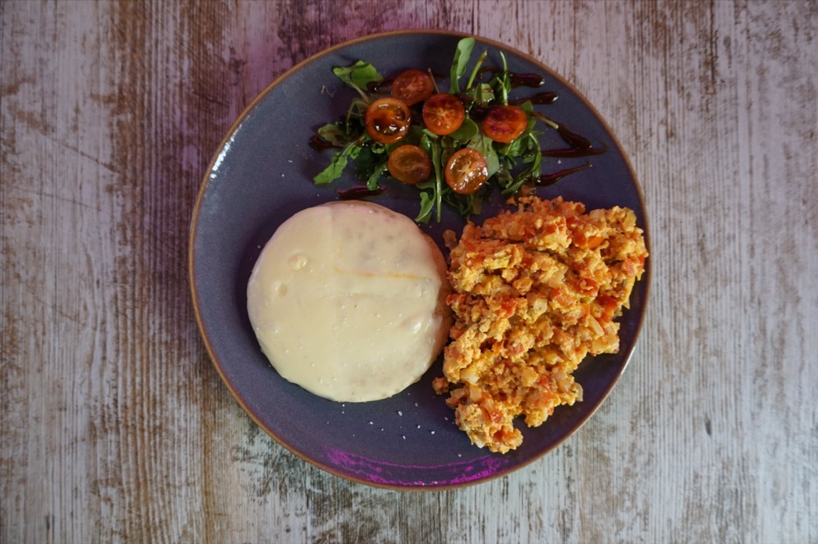 Arepa amb perico · Colòmbia